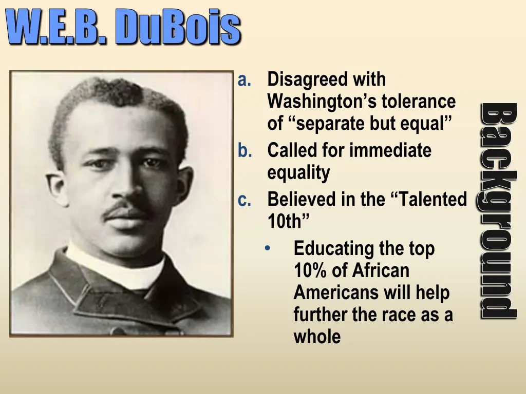 w e b dubois