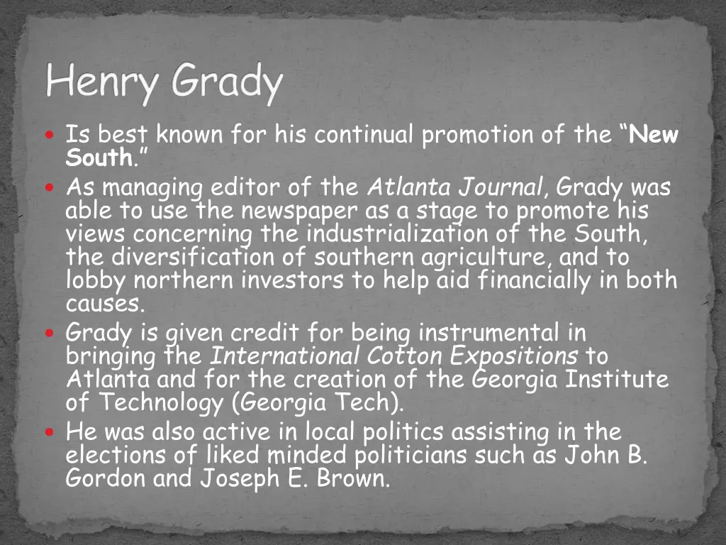 henry grady