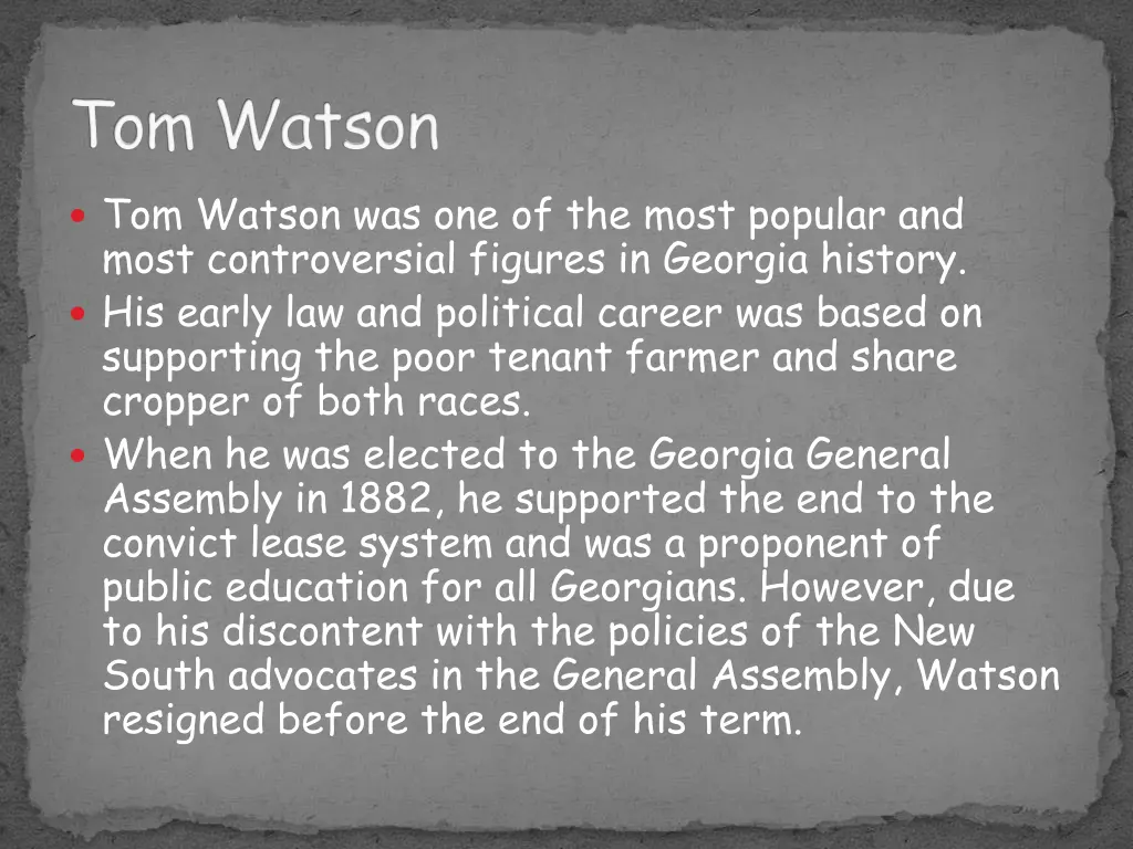 tom watson