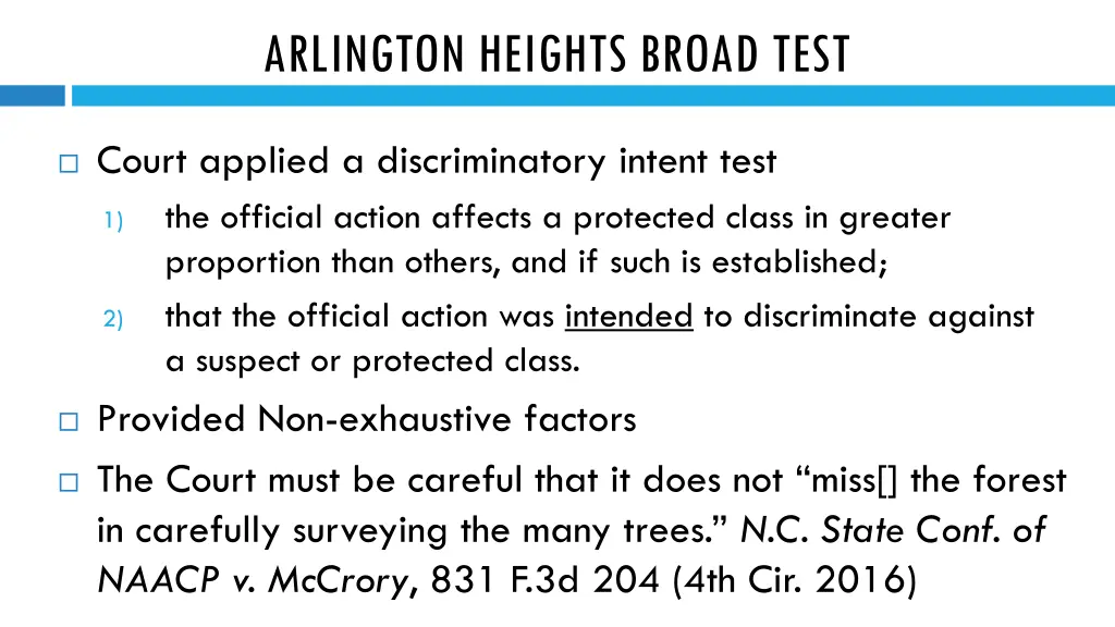 arlington heights broad test