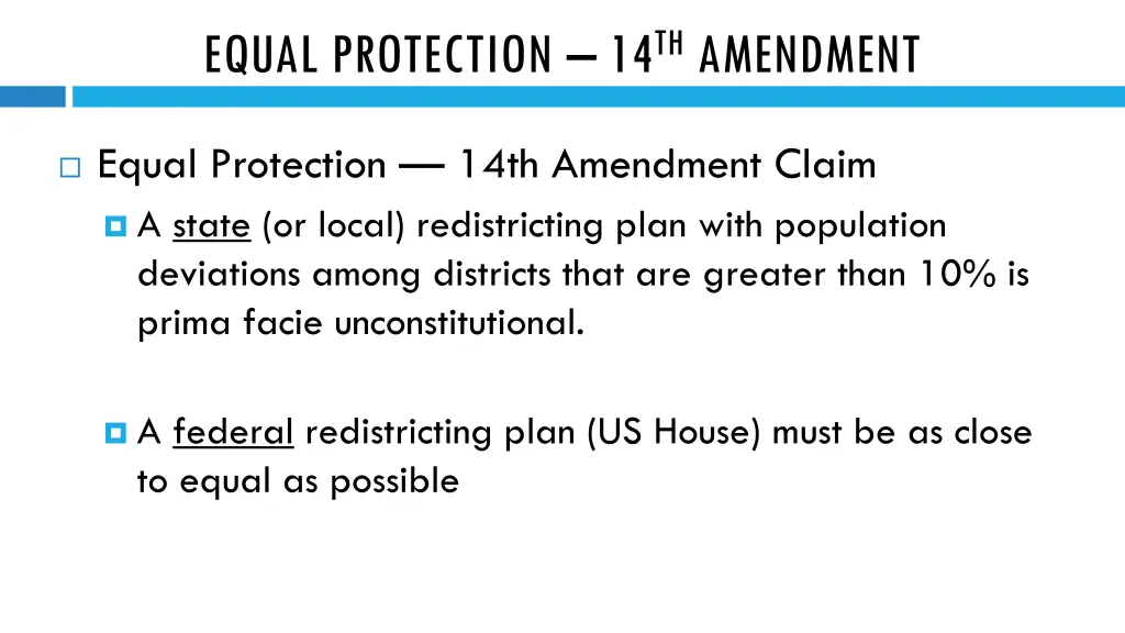 equal protection 14 th amendment 1