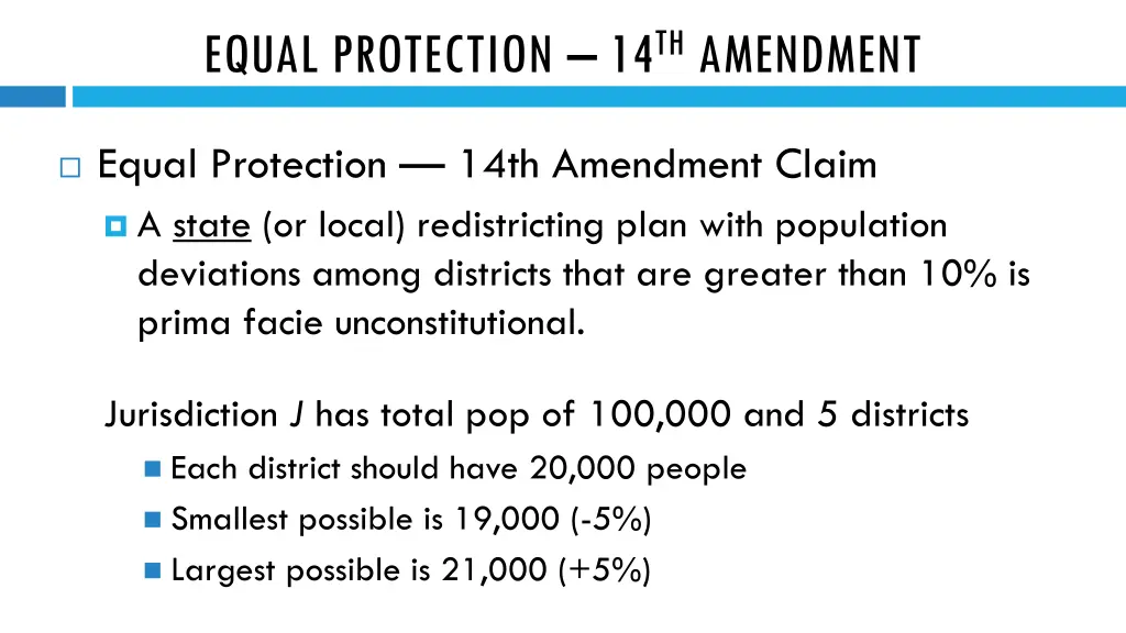 equal protection 14 th amendment