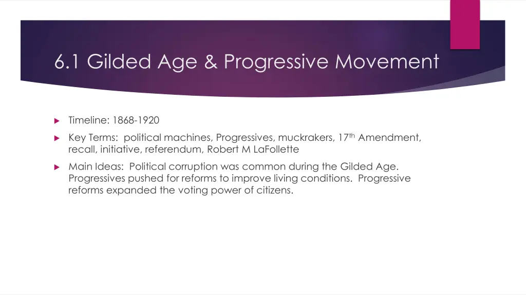 6 1 gilded age progressive movement