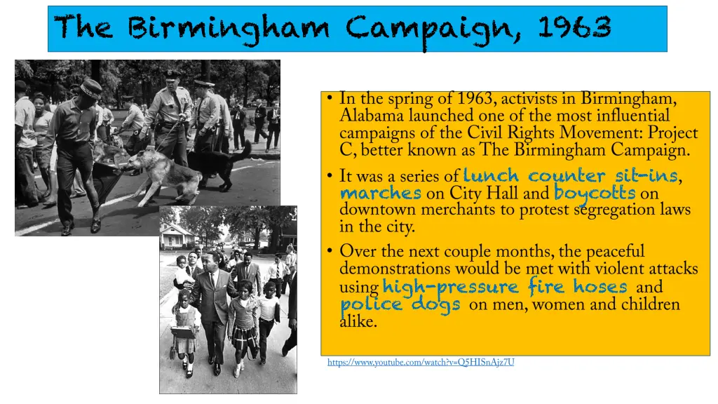 the birmingham campaign 1963