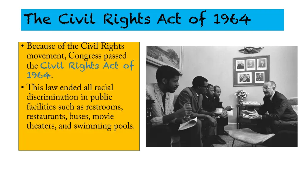 the civil rights act of 1964