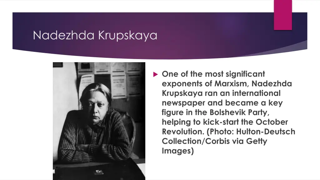 nadezhda krupskaya