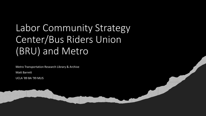 labor community strategy center bus riders union