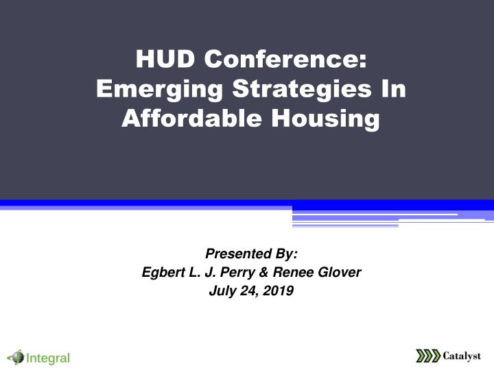 hud conference emerging strategies in affordable