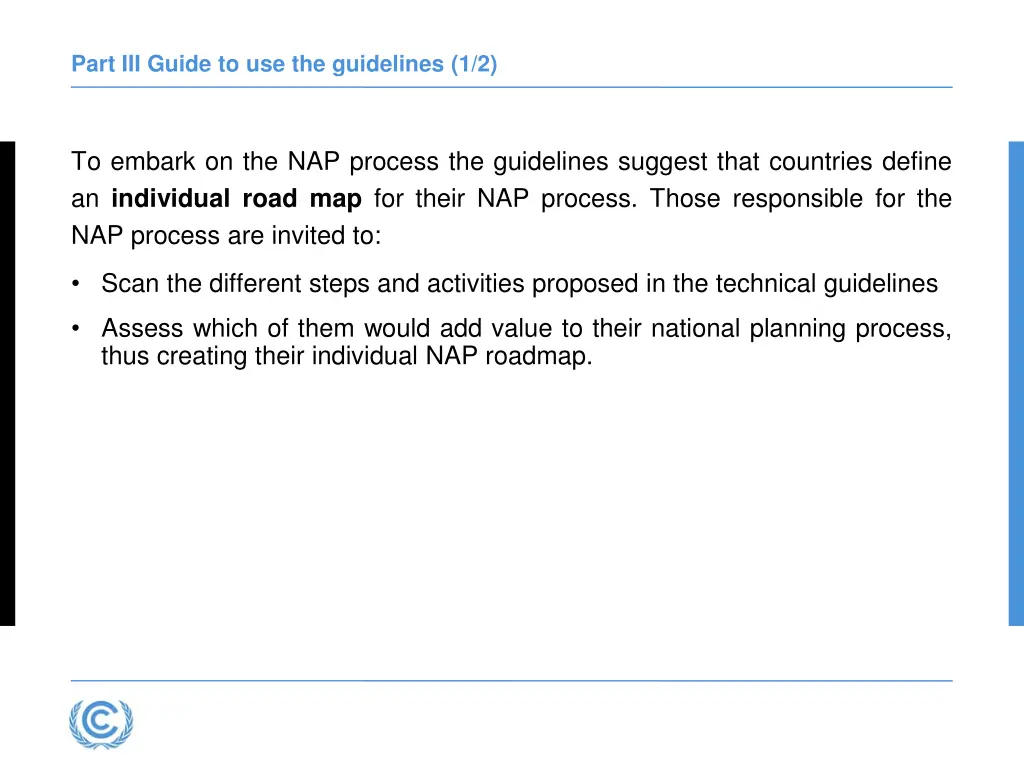 part iii guide to use the guidelines 1 2