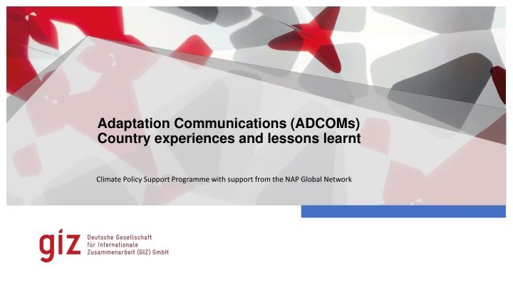 adaptation communications adcoms country