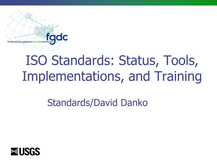 iso standards status tools implementations