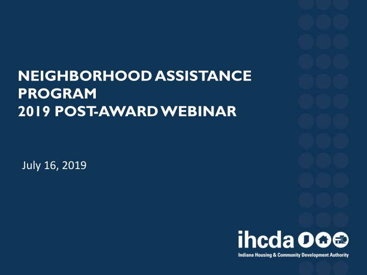 neighborhood assistance program 2019 post award