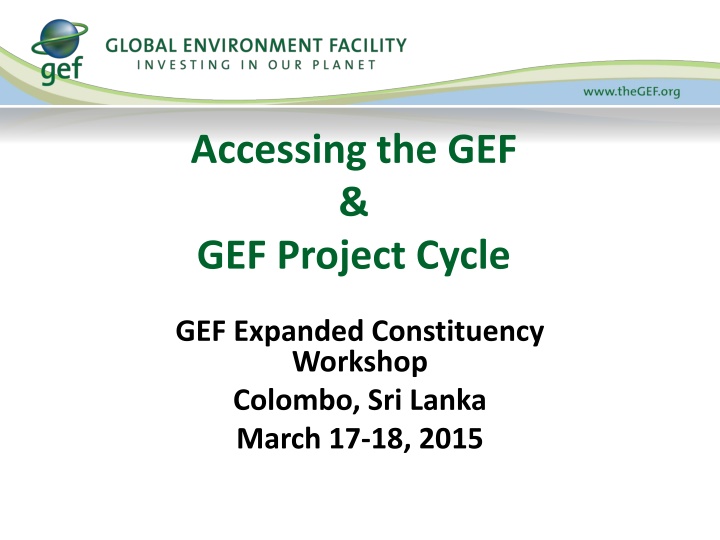 accessing the gef gef project cycle