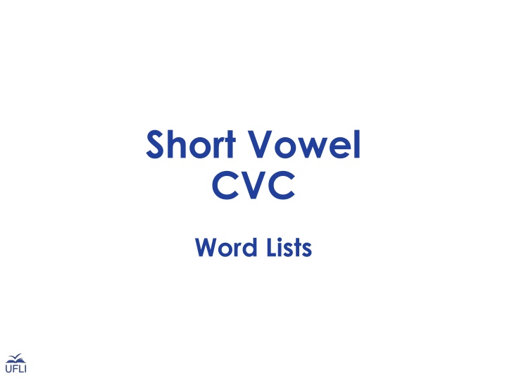 short vowel cvc