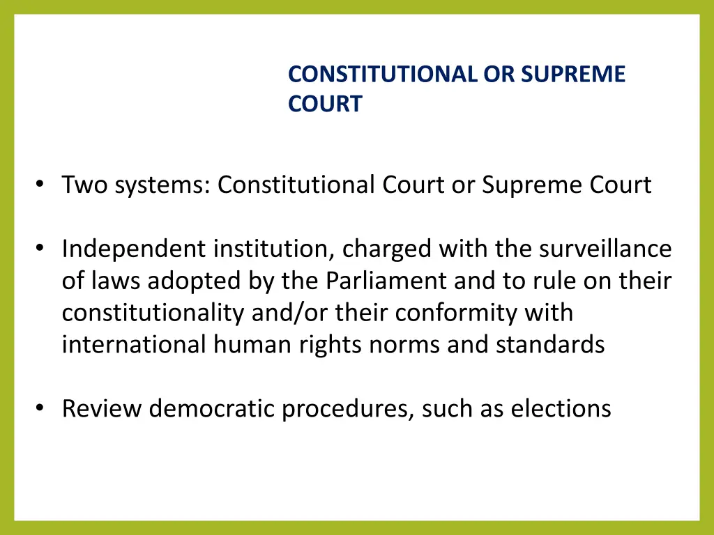 constitutional or supreme court