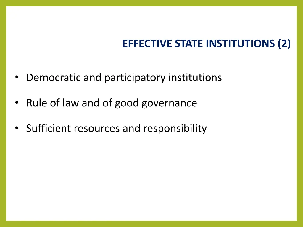 effective state institutions 2