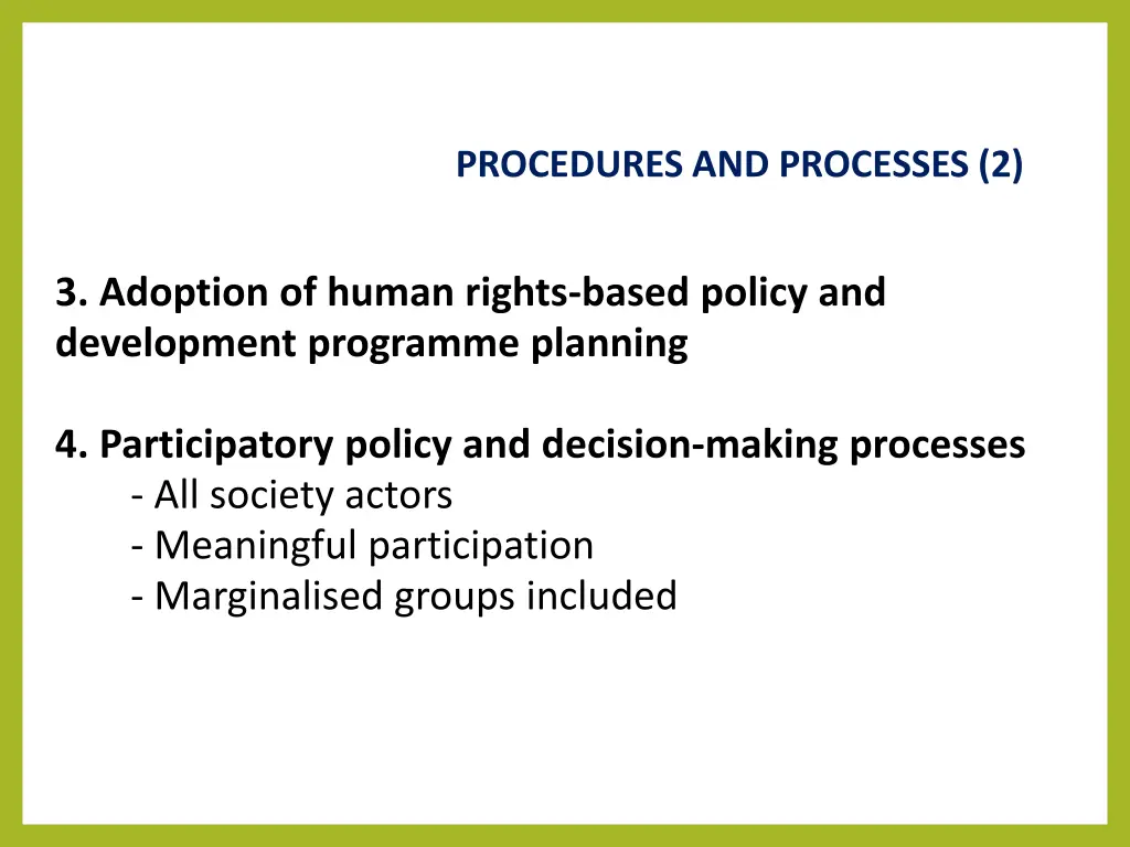 procedures and processes 2