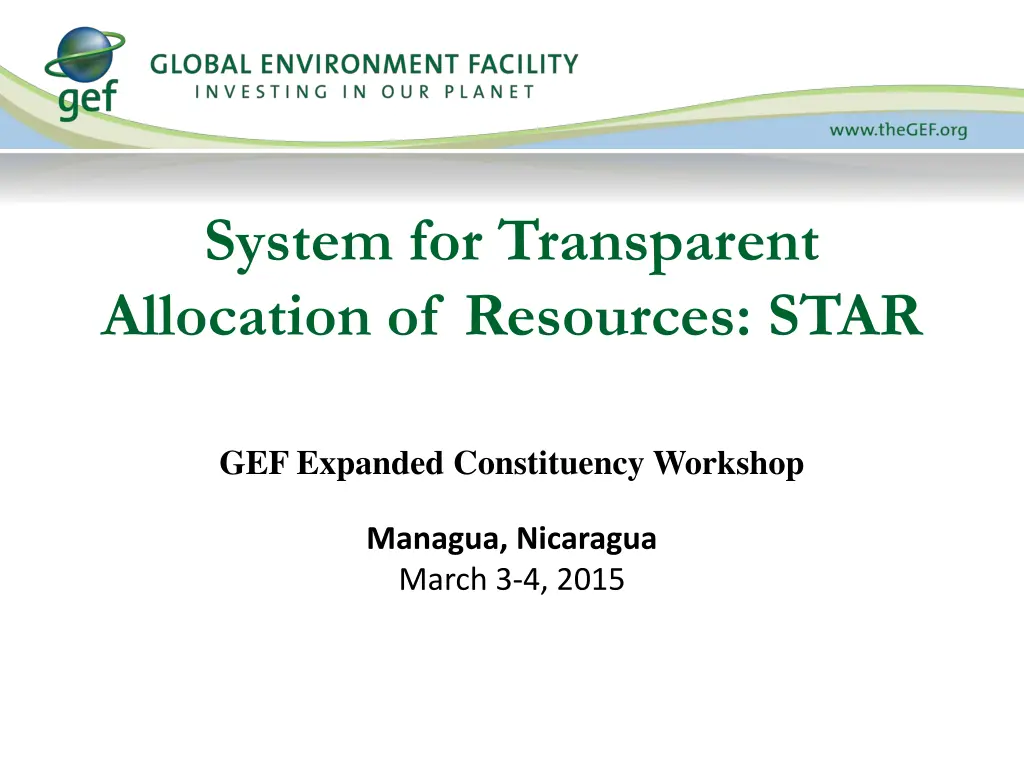 system for transparent allocation of resources