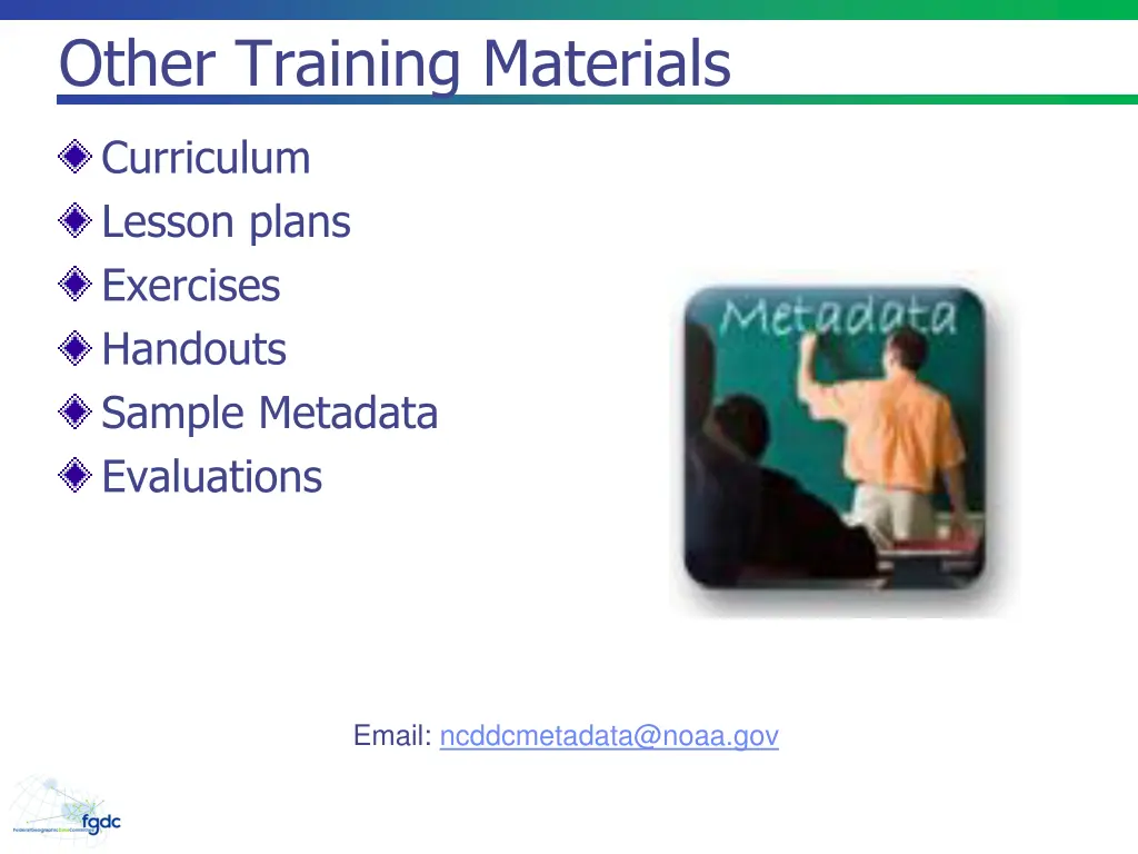 other training materials