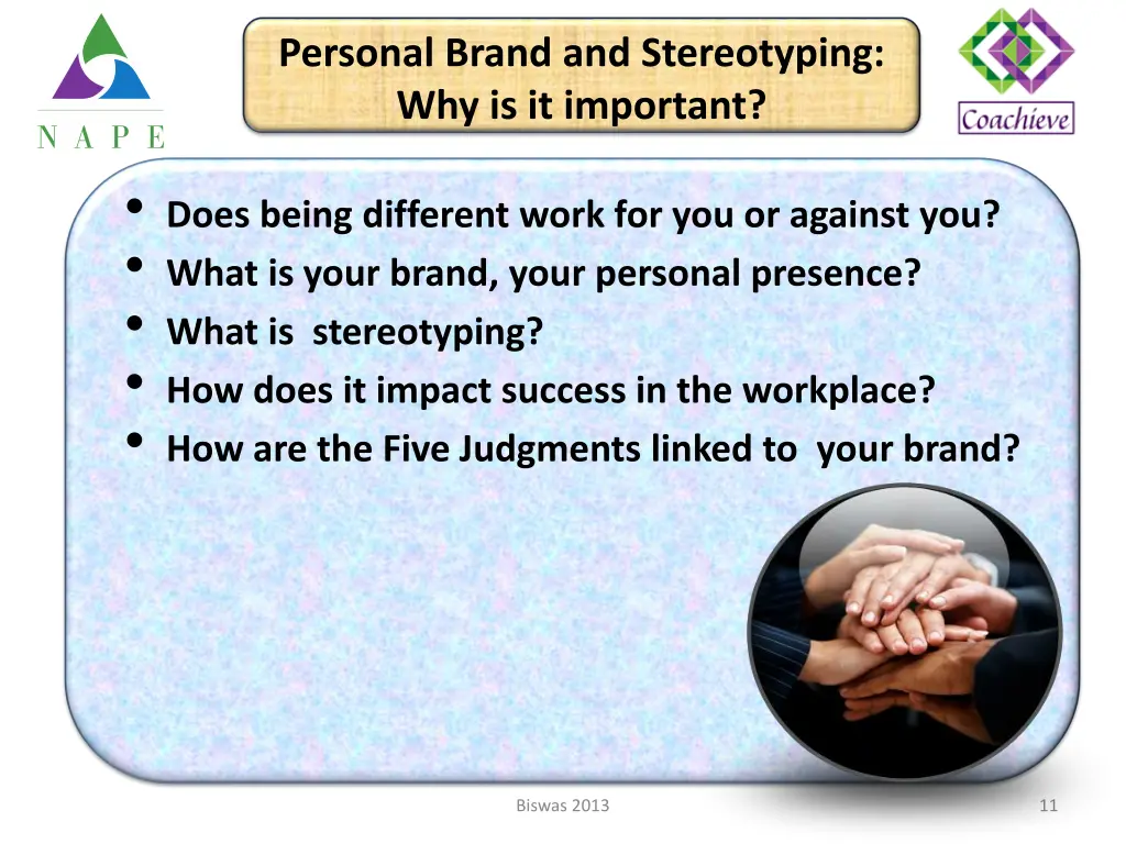 personal brand and stereotyping