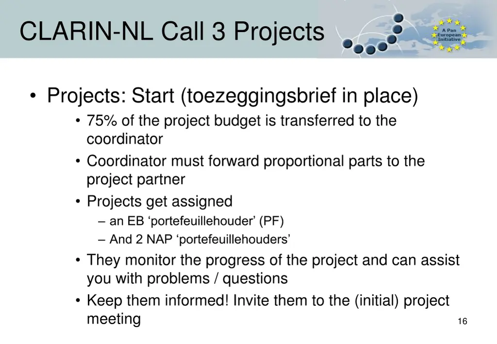 clarin nl call 3 projects 1