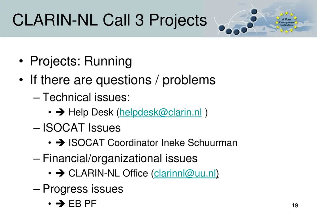 clarin nl call 3 projects 4