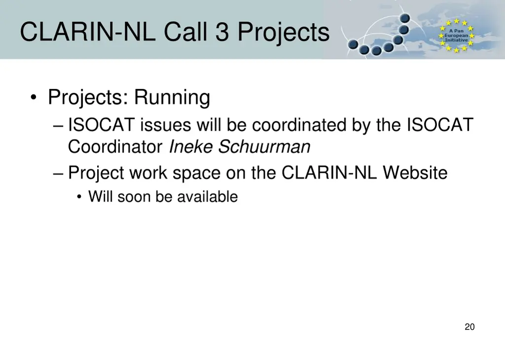 clarin nl call 3 projects 5