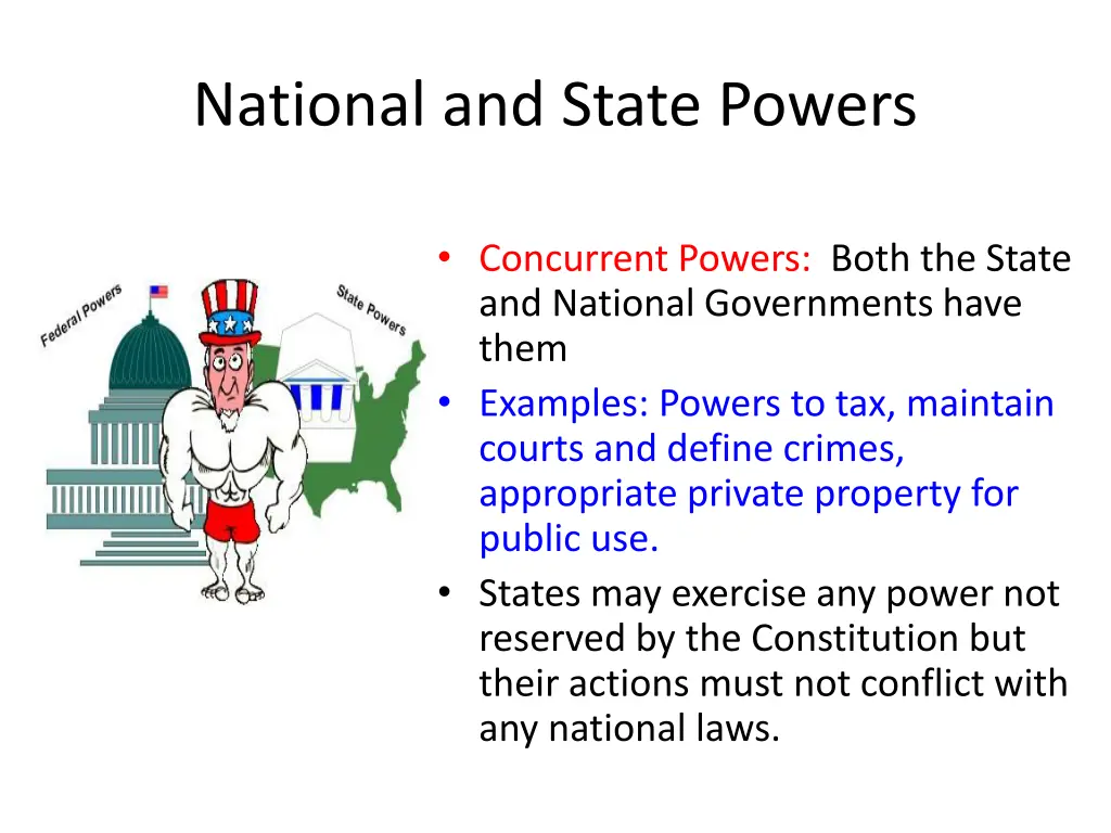 national and state powers 1