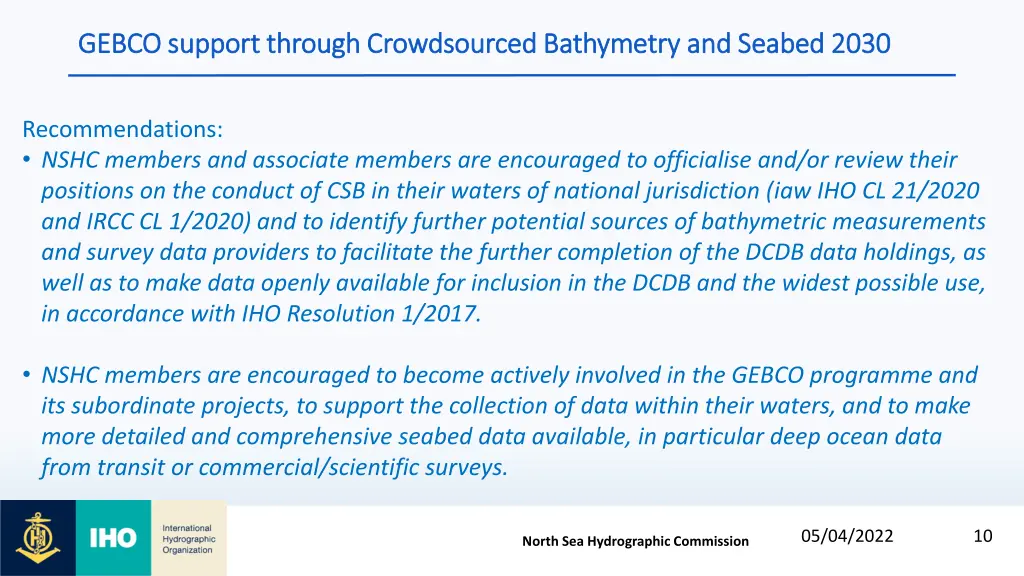 gebco support through crowdsourced bathymetry