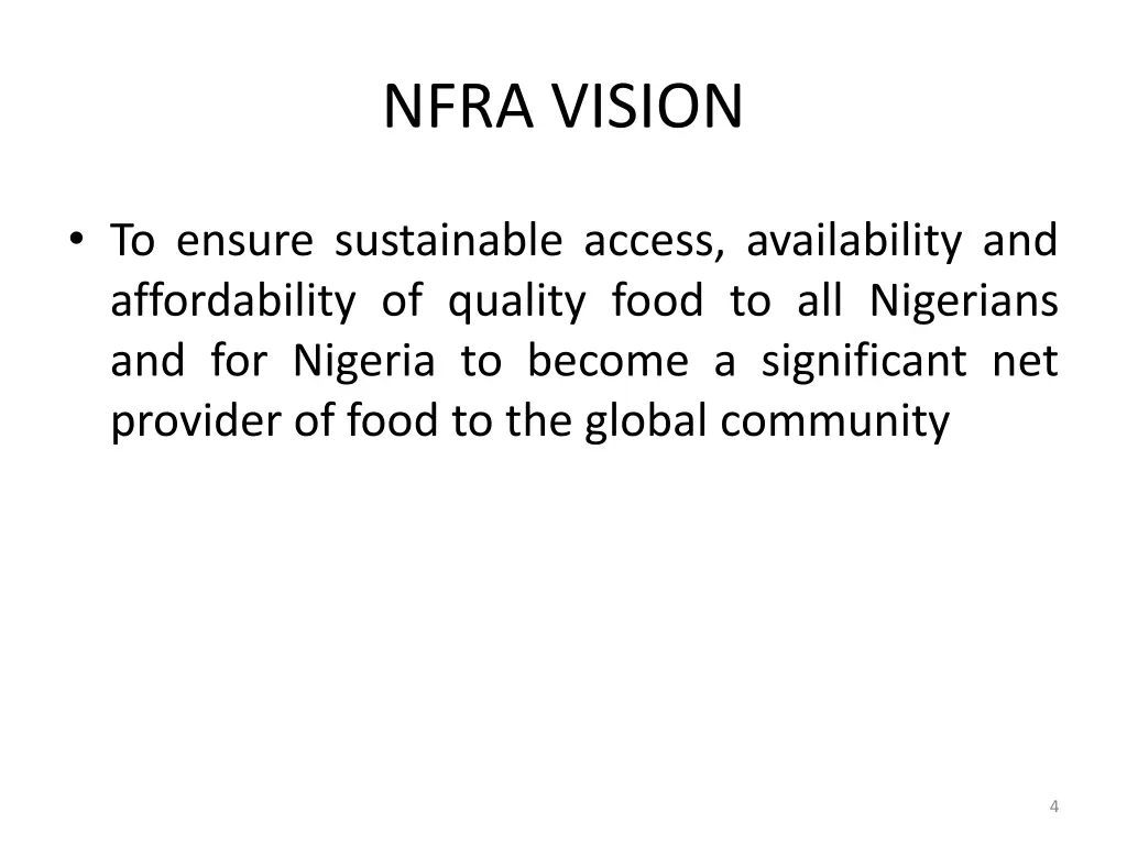 nfra vision