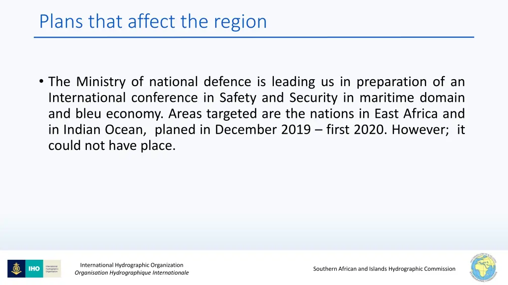 plans that affect the region