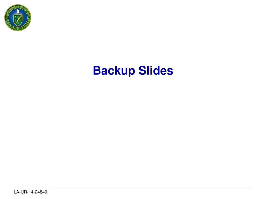 backup slides