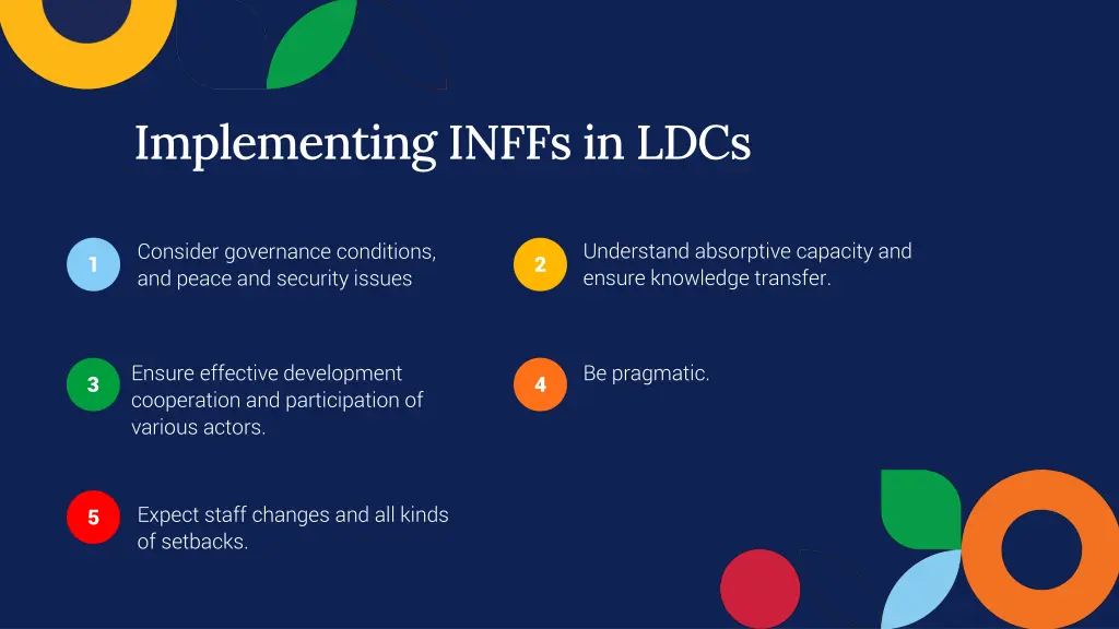 implementing inffs in ldcs