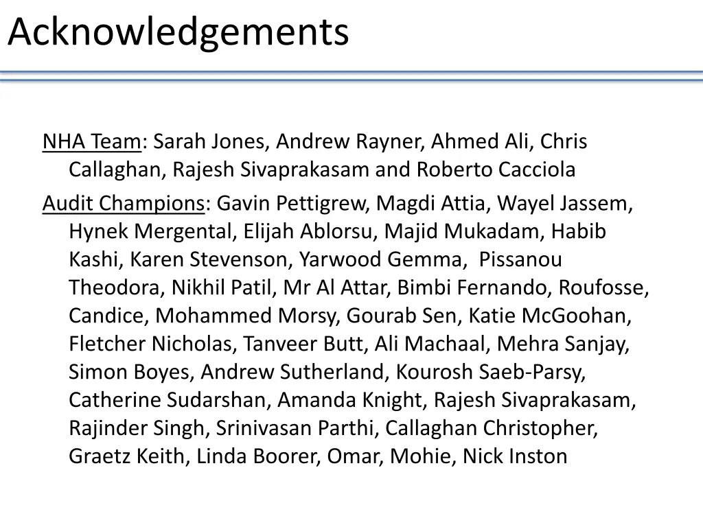 acknowledgements