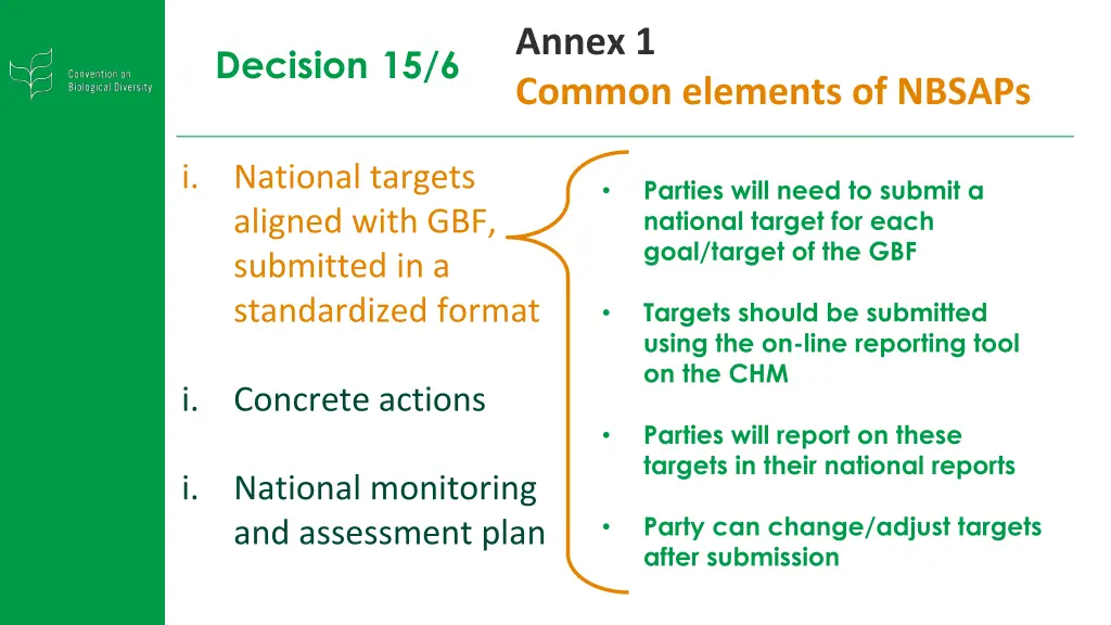 annex 1 common elements of nbsaps