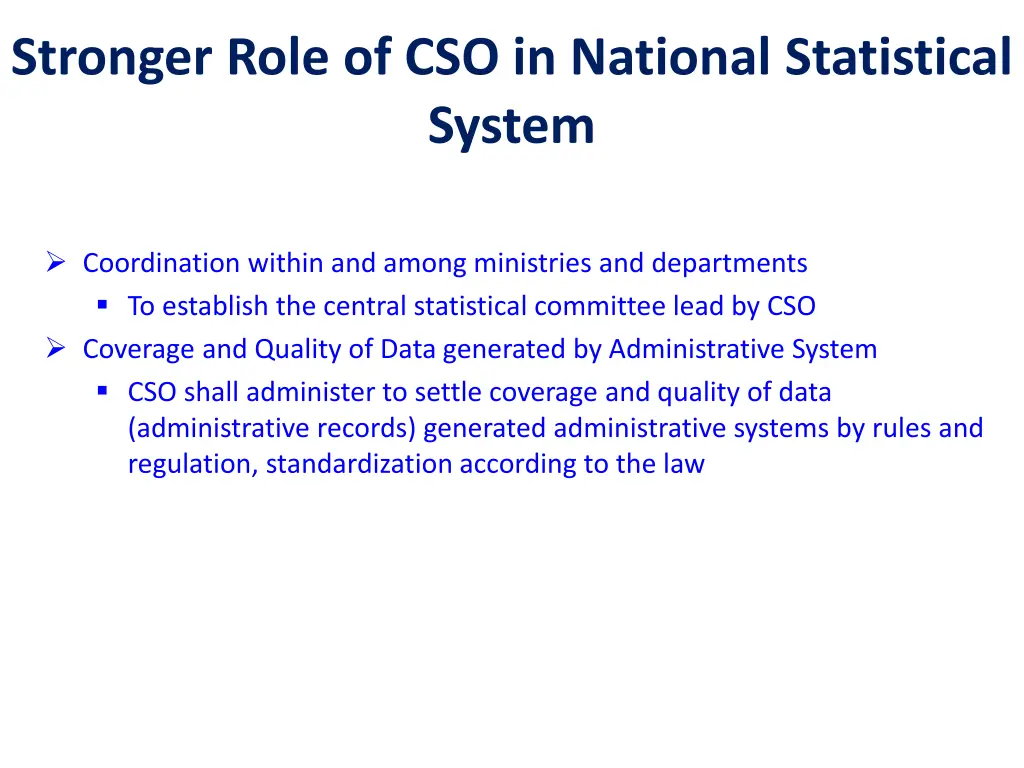 stronger role of cso in national statistical 1