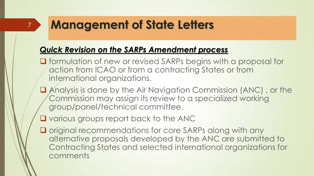 management of state letters 1