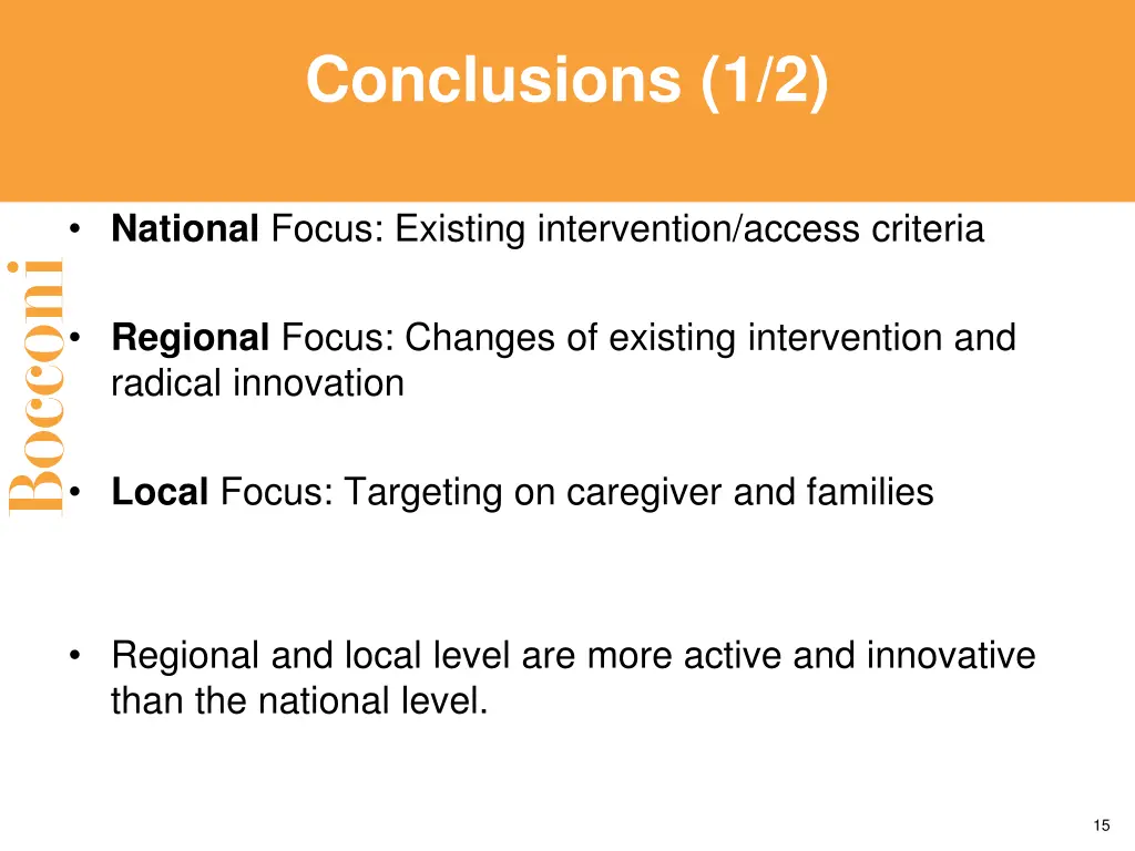 conclusions 1 2