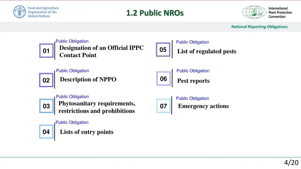 1 2 public nros