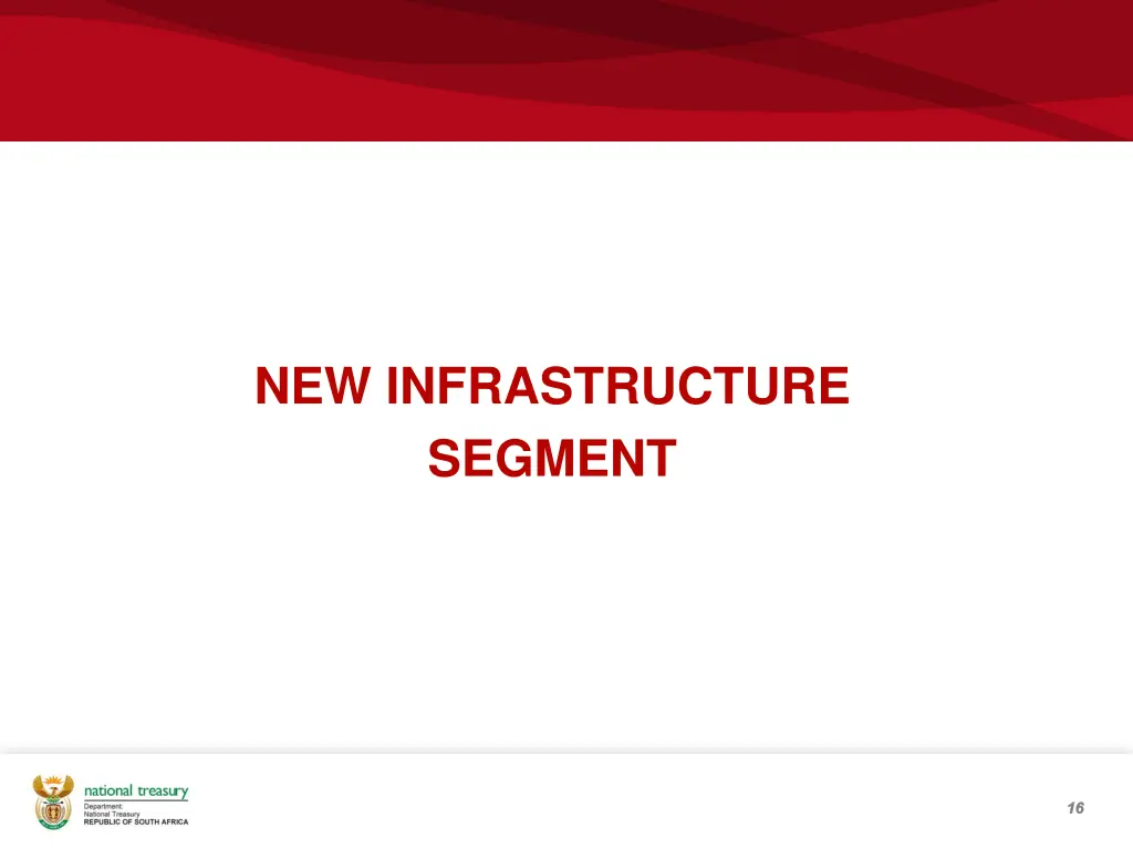 new infrastructure segment