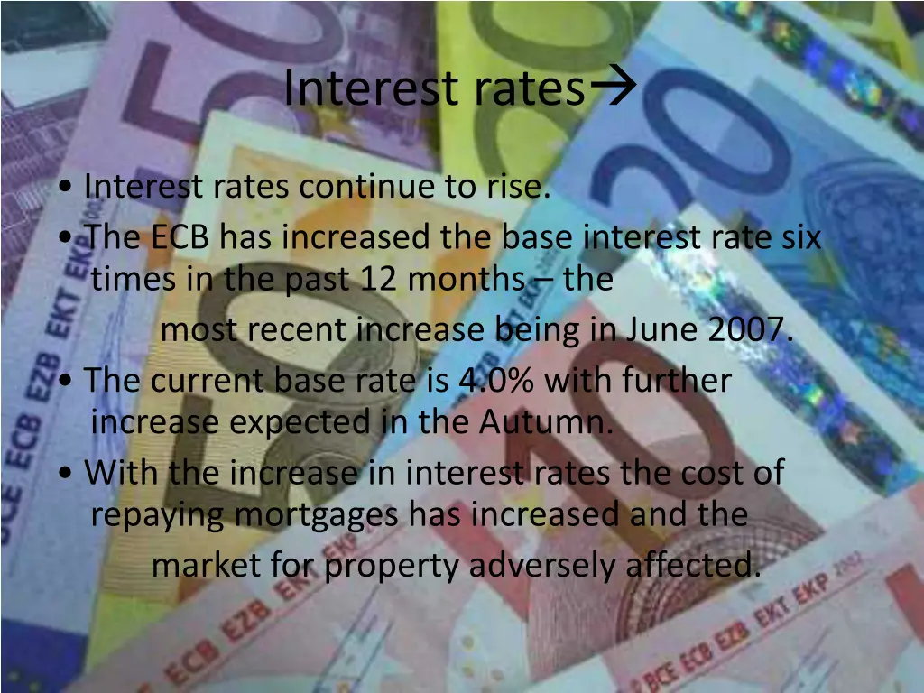 interest rates