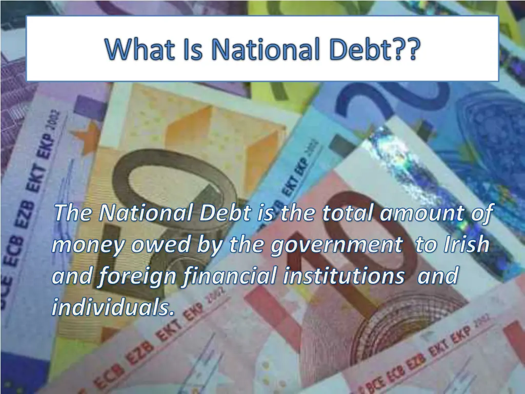 what is national debt