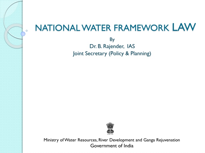 national water framework law