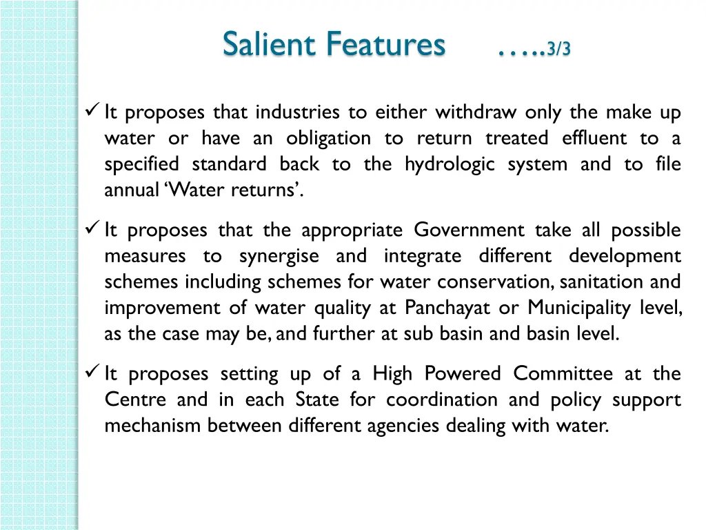 salient features 3 3