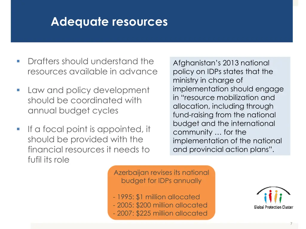 adequate resources