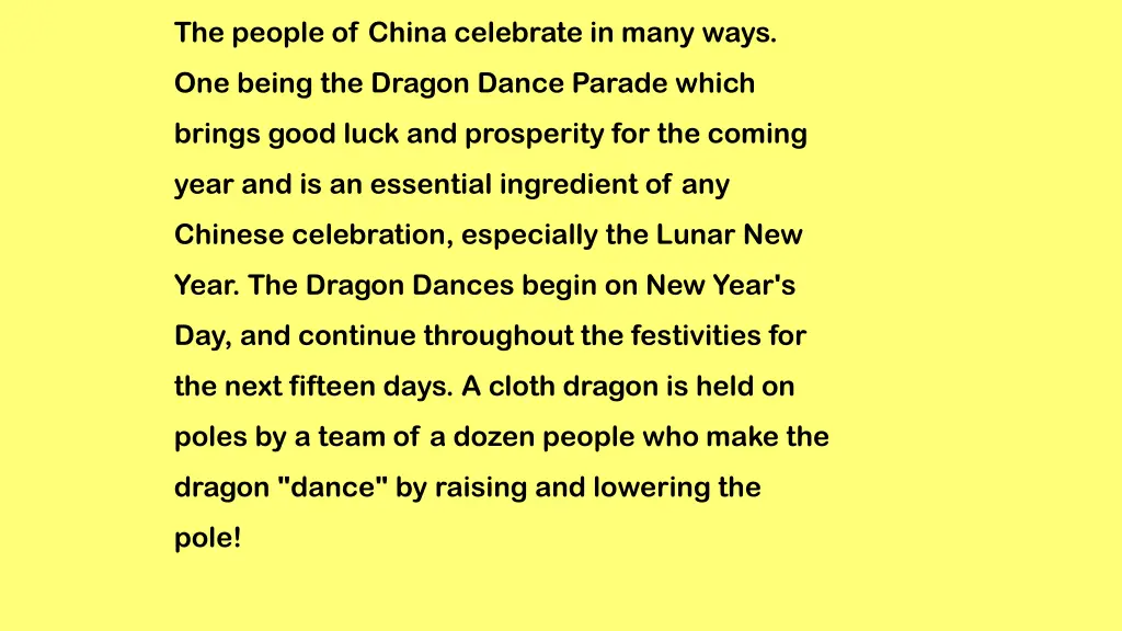 the people of china celebrate in many ways