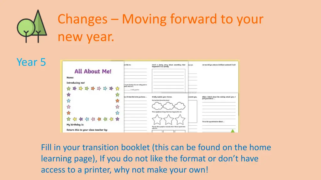 changes moving forward to your new year 1