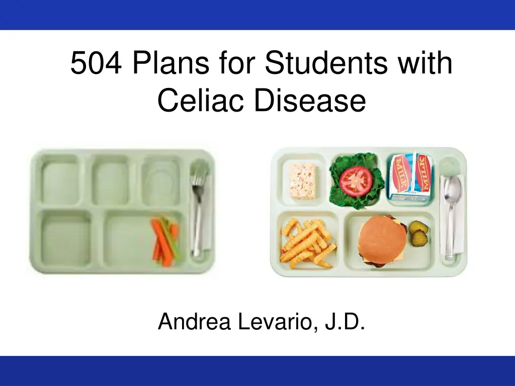 504 plans for students with celiac disease