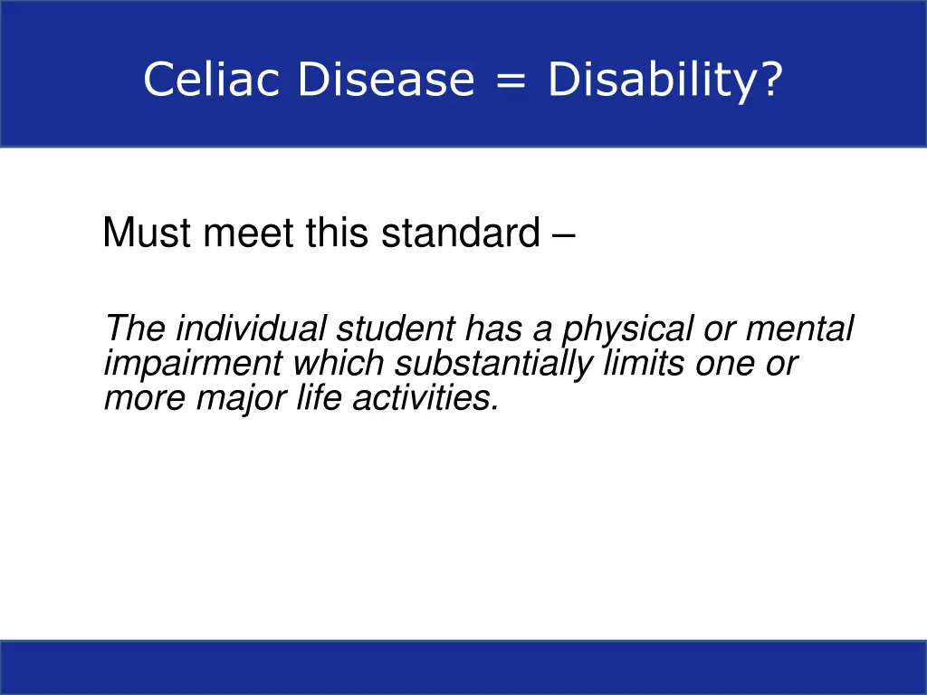 celiac disease disability