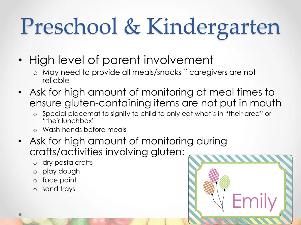 preschool kindergarten